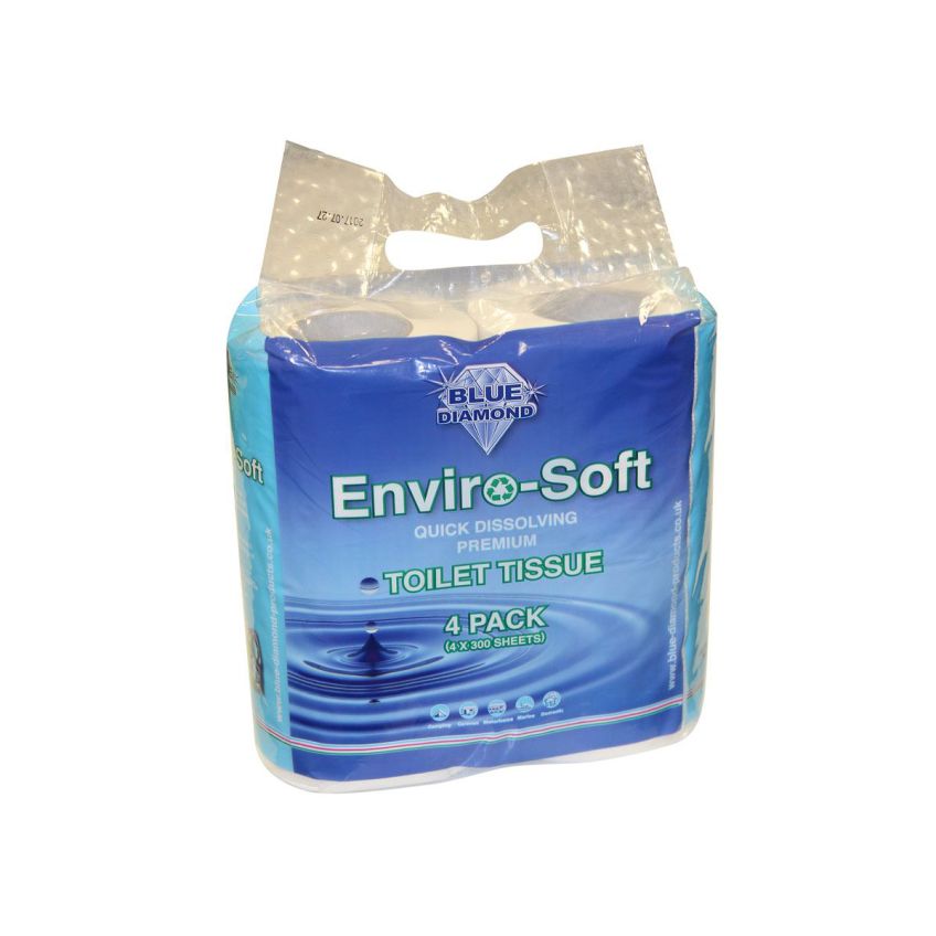 Enviro-Soft Premium-Toilettenpapier 4er-Pack