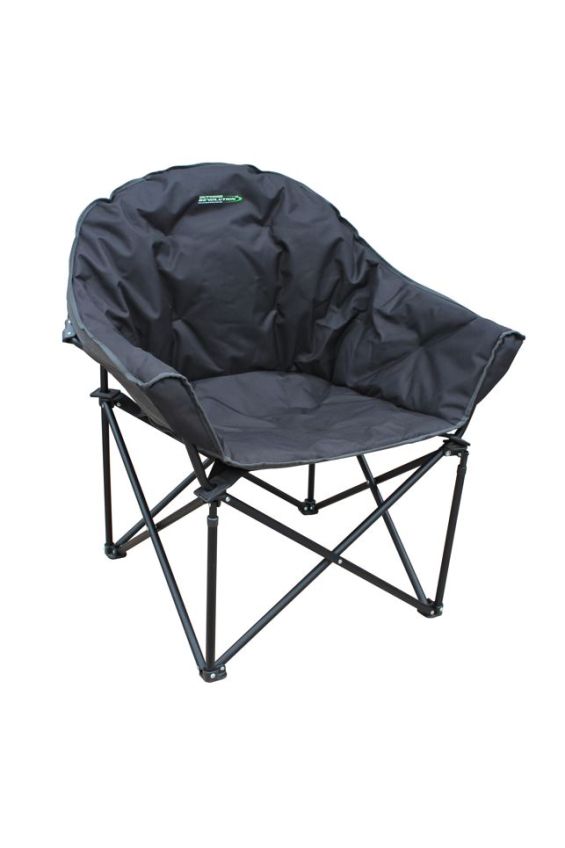 Tubbi XL Stuhl Grau und Schwarz